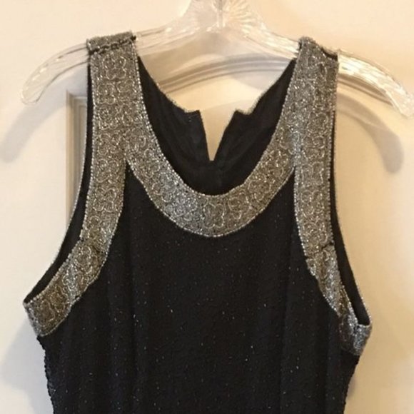 Black Dress With Silver Sequins - Picture 1 of 6